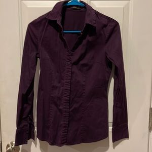 The Ljmited Essential Shirt. Sz XS.  Long sleeve, deep purple.